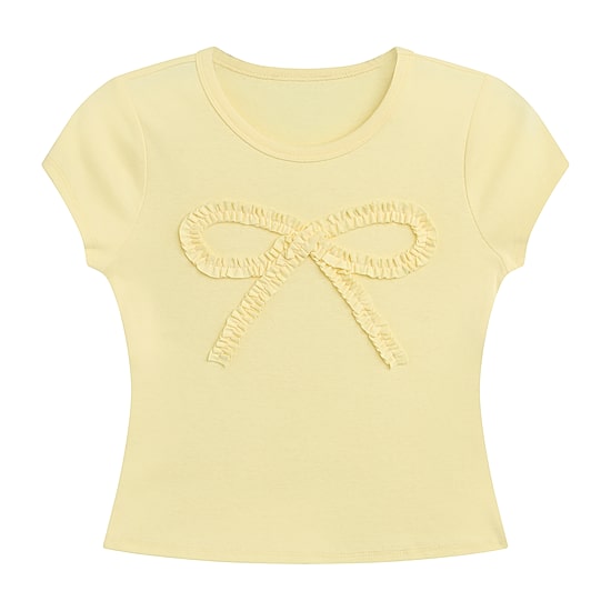 by&by girl Big Kid Girls Round Neck Short Sleeve T-Shirt