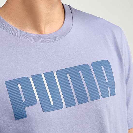 PUMA Mens Crew Neck Short Sleeve Regular Fit Graphic T-Shirt