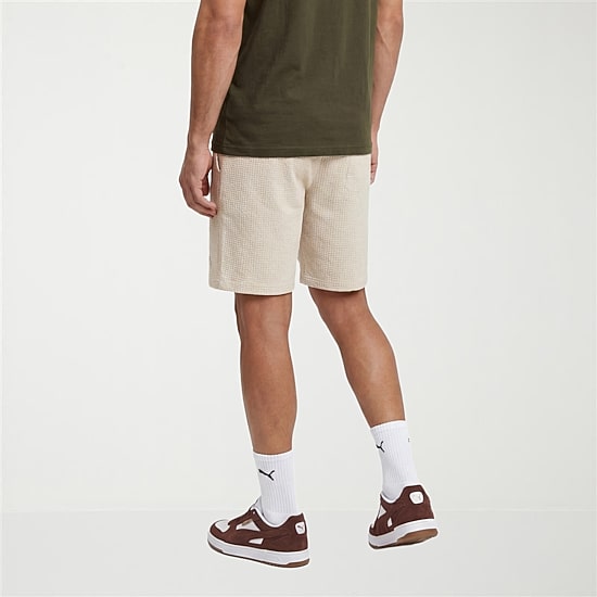 PUMA Mens 9" Adjustable Waist Drawstring Waist Pull-On Short