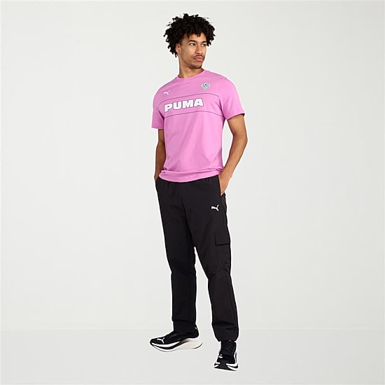 PUMA Mens Crew Neck Short Sleeve Regular Fit Graphic T-Shirt