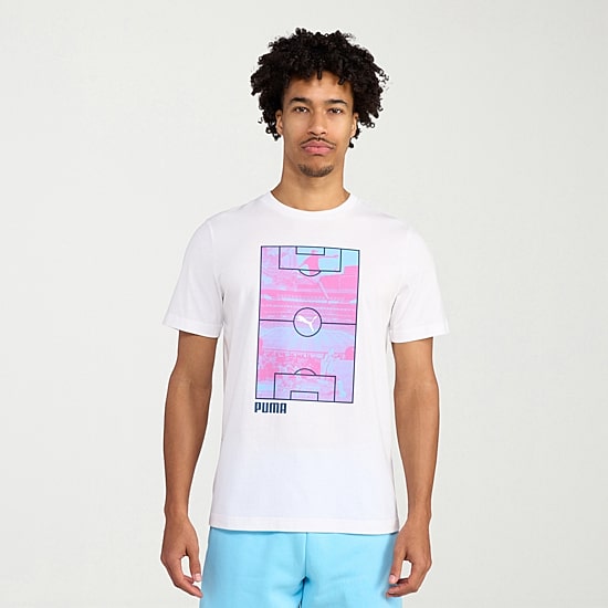 PUMA Mens Crew Neck Short Sleeve Regular Fit Graphic T-Shirt
