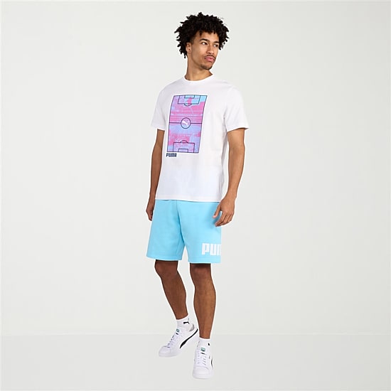 PUMA Mens Crew Neck Short Sleeve Regular Fit Graphic T-Shirt