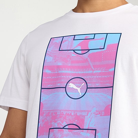 PUMA Mens Crew Neck Short Sleeve Regular Fit Graphic T-Shirt