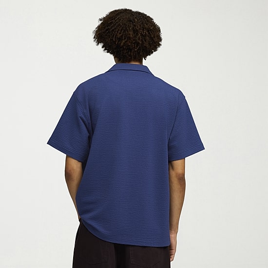 PUMA Mens Short Sleeve Regular Fit Stretch Fabric Button-Down Shirt