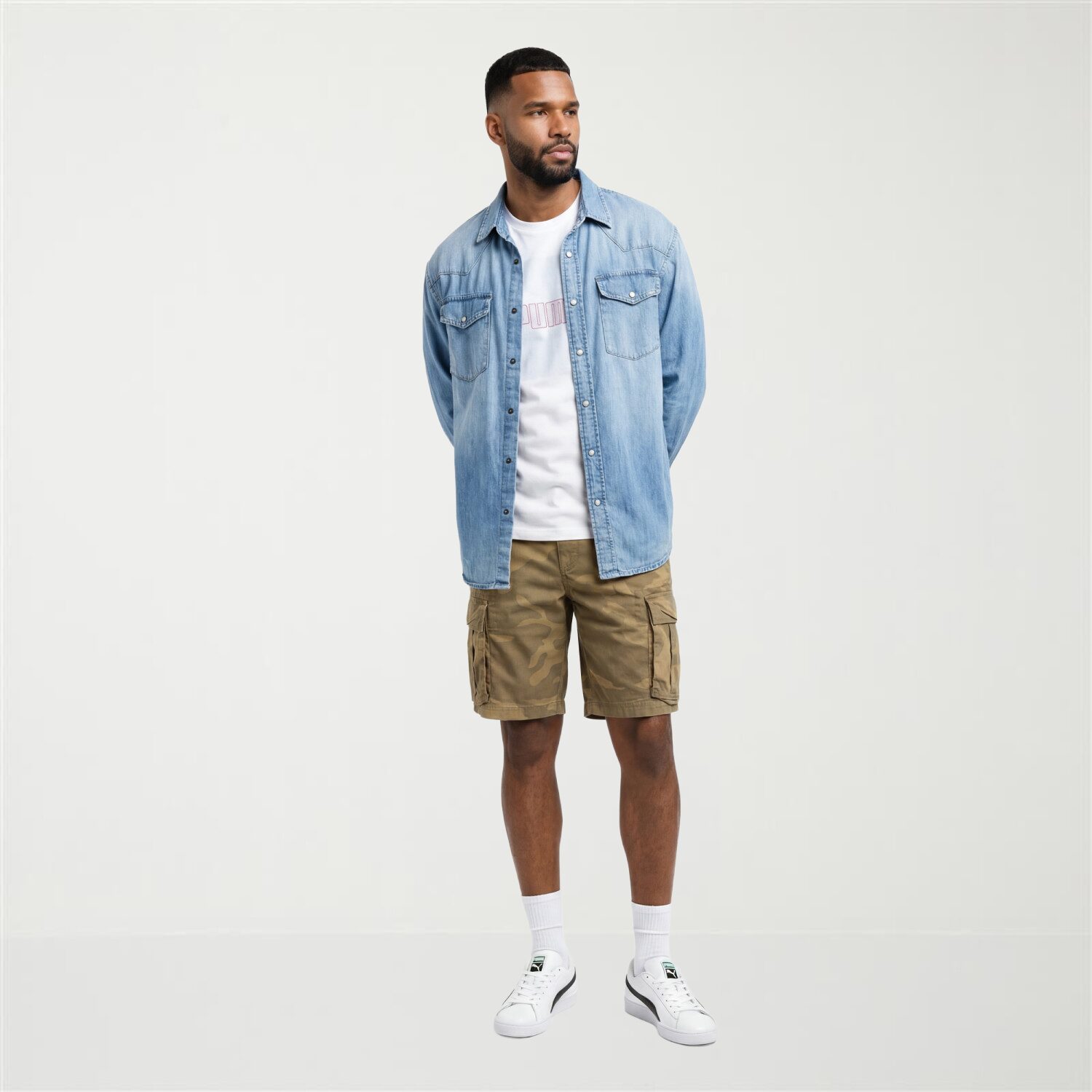 PUMA Mens Crew Neck Short Sleeve Regular Fit Graphic T-Shirt