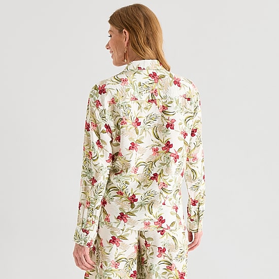 Liz Claiborne Womens Tall Long Sleeve Blouse