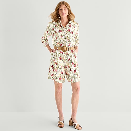 Liz Claiborne Womens Tall Long Sleeve Blouse