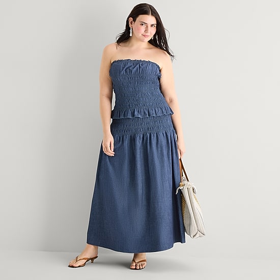 A.N.A Womens Plus Square Neck Sleeveless Tank Top