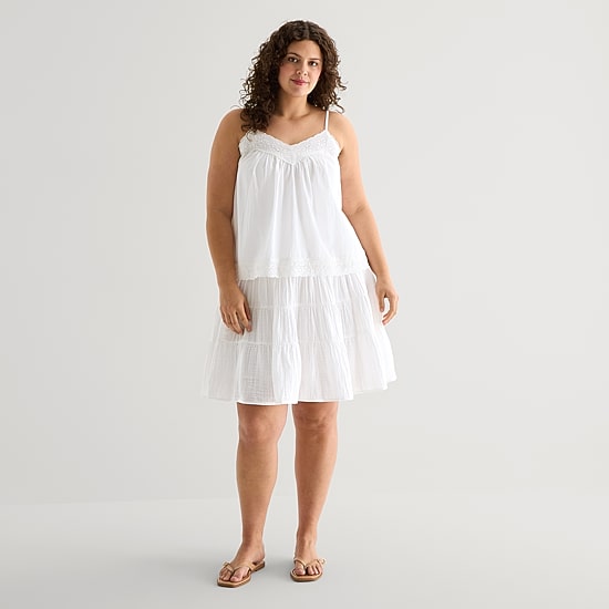 A.N.A Womens Plus A-Line Skirt