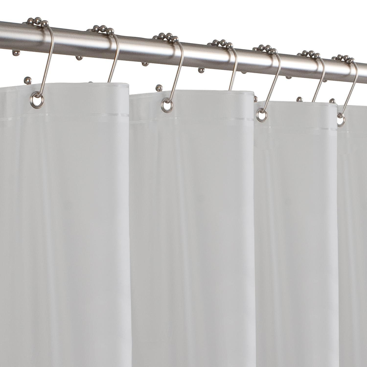 Maytex 5-Gauge 70"x71" PVC Shower Curtain Liner