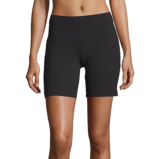 Hanes Womens 7" Mid Rise Bike Short