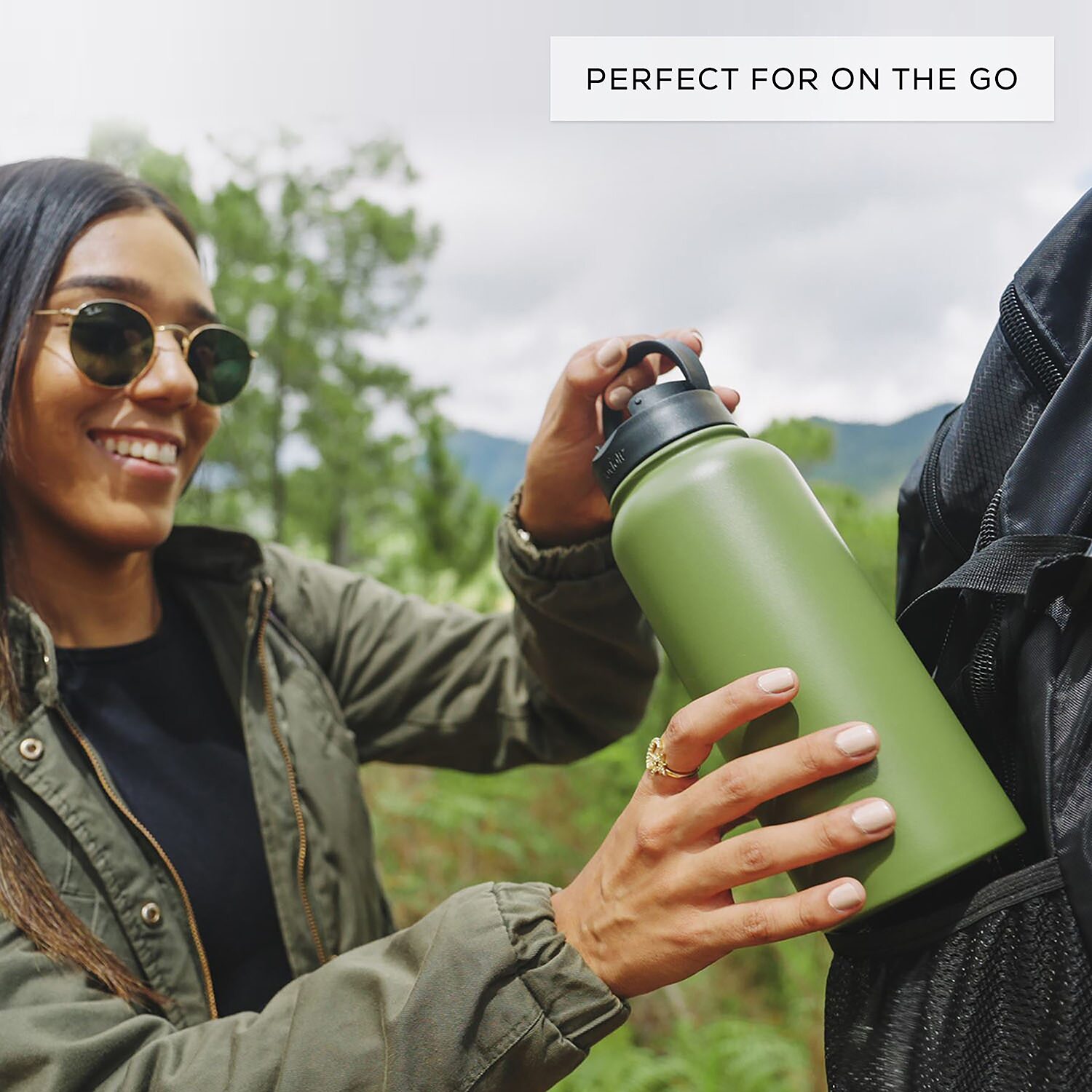 Joyjolt Insulated Water With Flip Lid & Sport Straw - 32 Oz Oz. Bottle