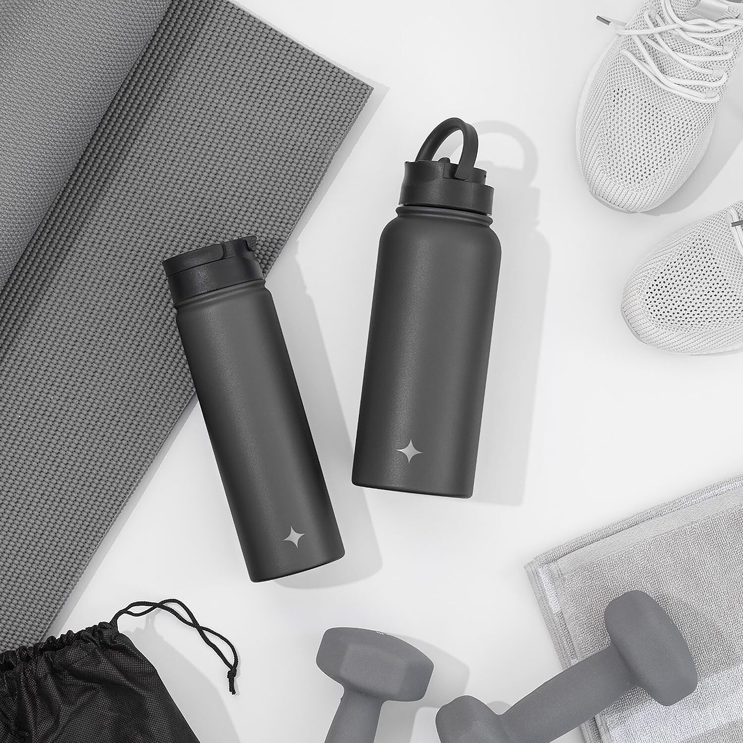 Joyjolt Insulated Water With Flip Lid & Sport Straw - 32 Oz Oz. Bottle