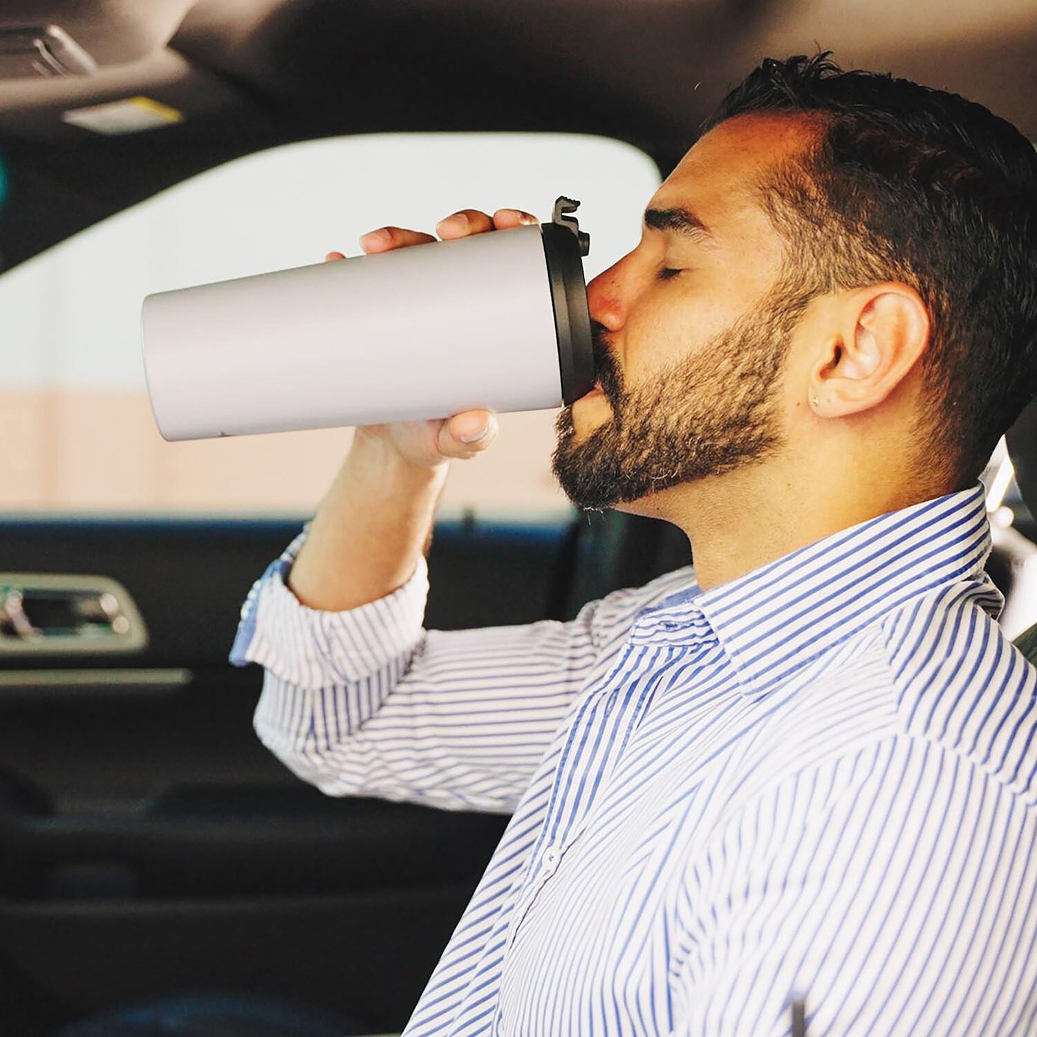 Joyjolt Insulated Tumbler With Flip Lid And Straw - 20 Oz Insulated 20 Oz. Water Bottle