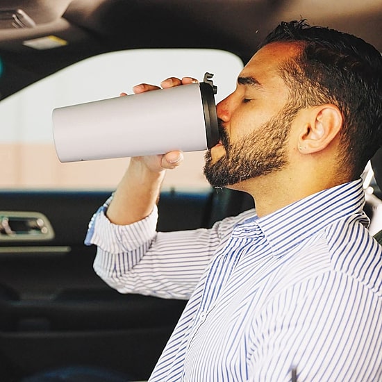 Joyjolt Insulated Tumbler With Flip Lid And Straw - 20 Oz Insulated Tumbler