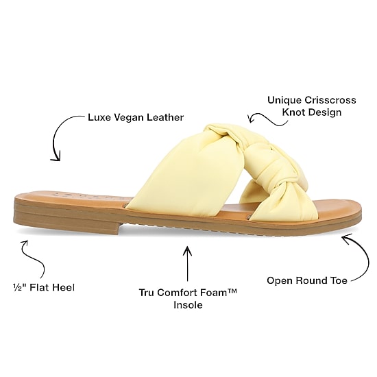 Journee Collection Womens Kianna Flat Sandals