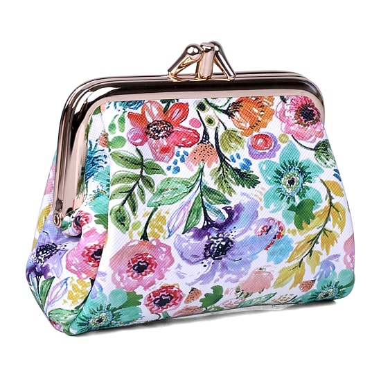 Julia Buxton Triple Frame Womens RFID Blocking Wallet