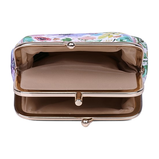 Julia Buxton Triple Frame Womens RFID Blocking Wallet