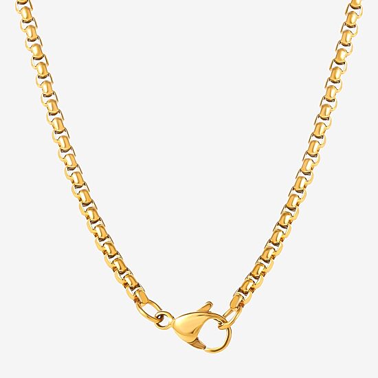 Shaquille O'Neal XLG™ Mens Lab Created Black Cubic Zirconia Stainless Steel Round 22 Inch Pendant Necklace