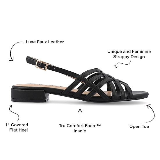 Journee Collection Womens Cassandra Heeled Sandals