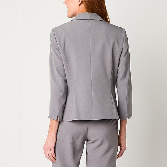 Black Label by Evan-Picone Womens Classic Fit Suit Jacket