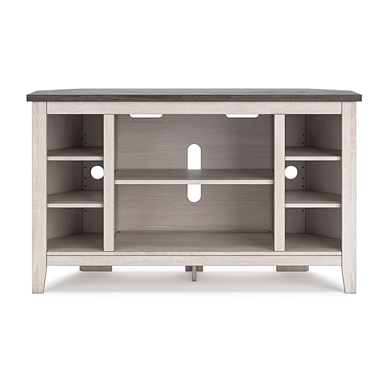 Signature Design by Ashley® Camiburg 48'' Corner TV Stand with Fireplace Insert