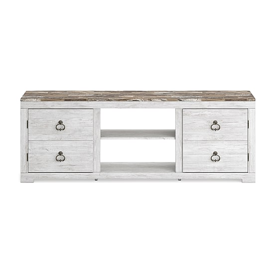 Signature Design by Ashley® Willowton 64" TV Stand with Fireplace Insert
