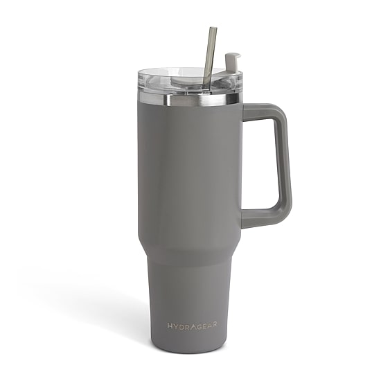 Hydragear Powder 40oz. Atlas Water Bottle with Straw