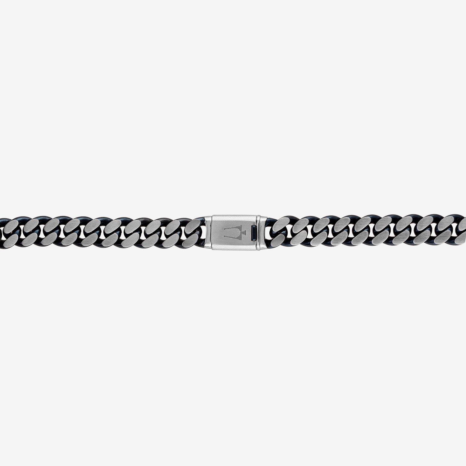 Bulova Mens Stainless Steel 24 Inch Curb Chain Necklace