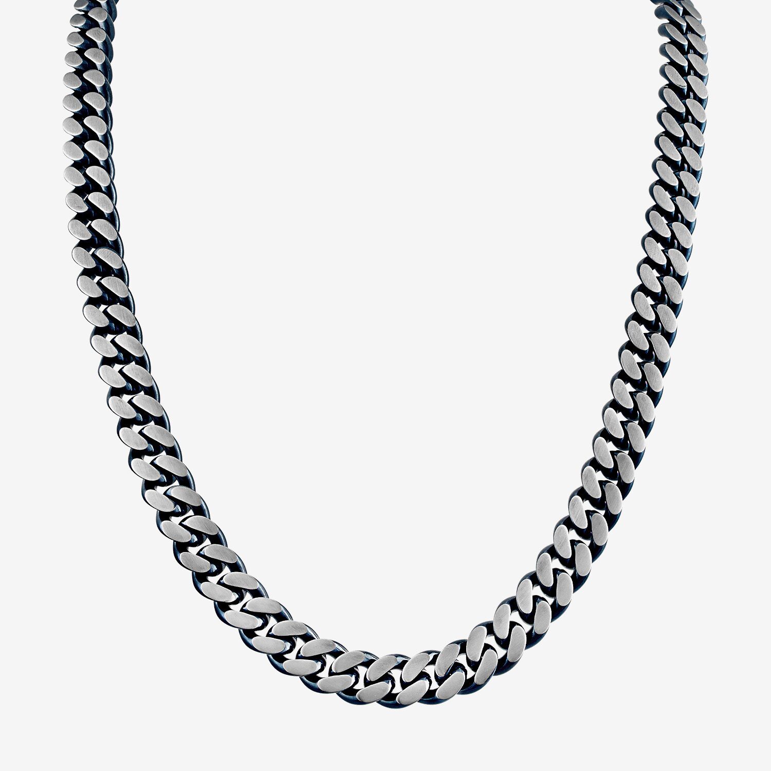 Bulova Mens Stainless Steel 24 Inch Curb Chain Necklace