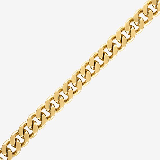 Bulova Mens Stainless Steel 24 Inch Curb Chain Necklace