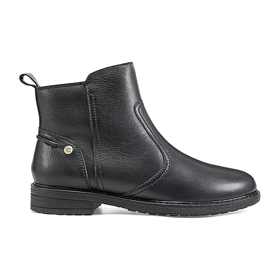 Easy Spirit Womens Juna Side Zip Stacked Heel Booties