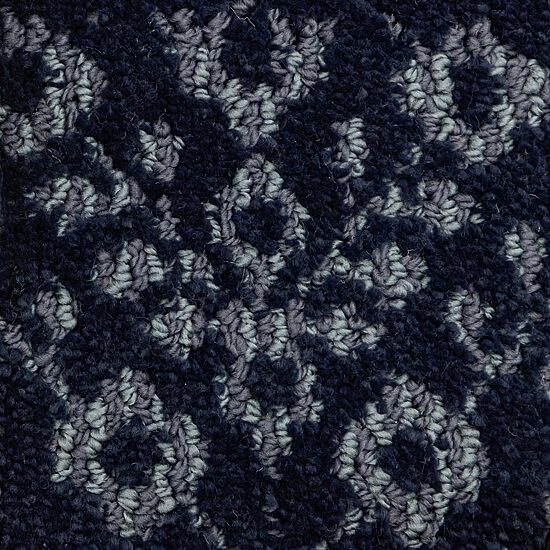 Maples Mono Navy Indoor Rectangular Runner