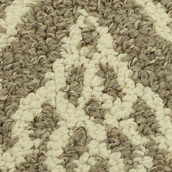 Maples Geo Diamond Brown Indoor Rectangular Runner