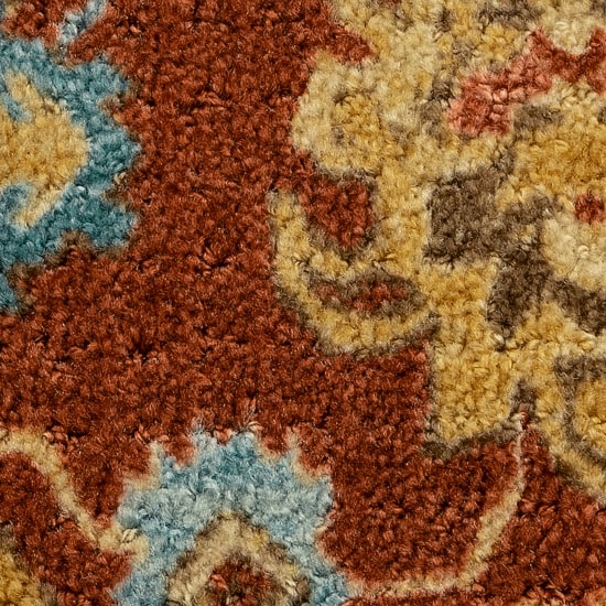 Maples Persian Red Floral Indoor Rectangular Accent Rug