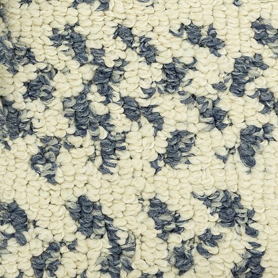 Maples Blue Braided Squares Indoor Rectangular Accent Rug