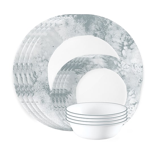Corelle Salt Wash 12-pc. Glass Dinnerware Set