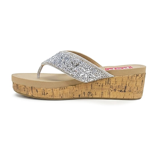 Pop Womens Stellara Wedge Sandals