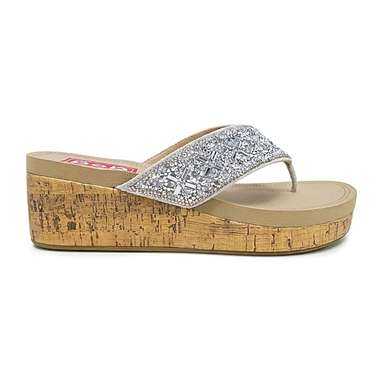 Pop Womens Stellara Wedge Sandals