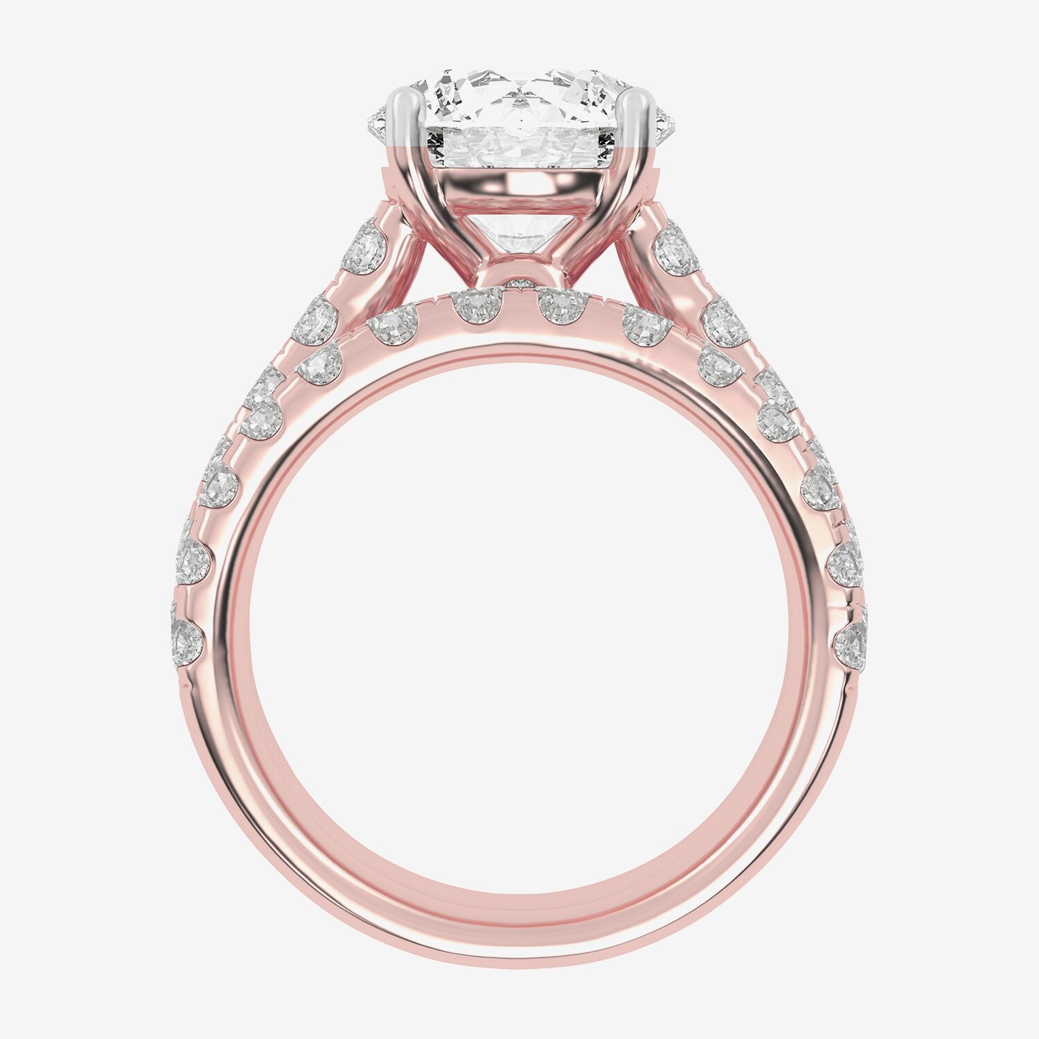 Signature By Modern Bride (H-I / Si1-Si2) Womens 5 CT. T.W. Lab Grown White Diamond 14K Gold Round Bridal Set