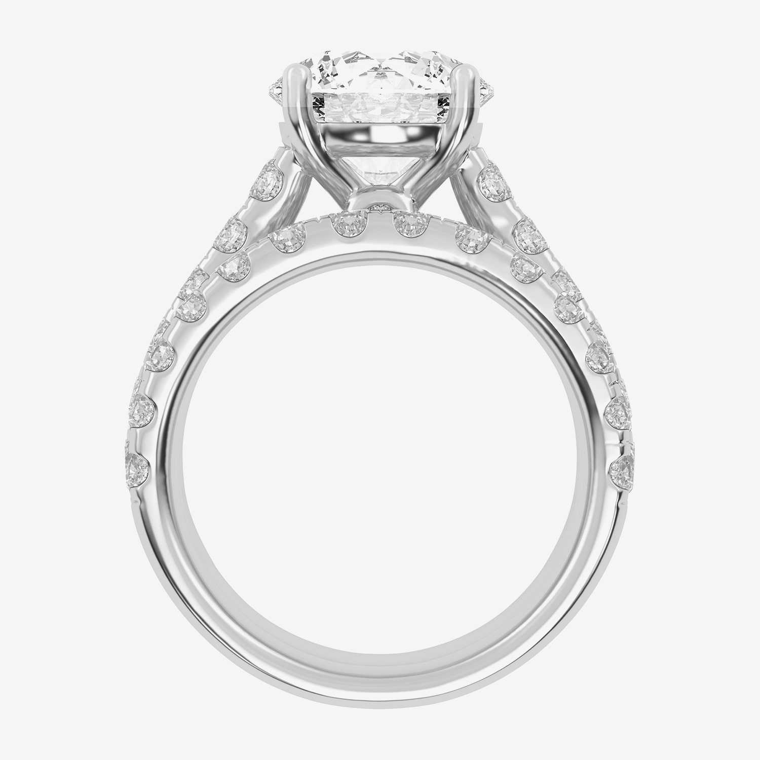 Signature By Modern Bride (H-I / Si1-Si2) Womens 5 CT. T.W. Lab Grown White Diamond 14K Gold Round Bridal Set