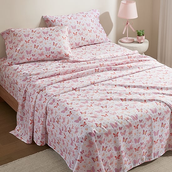 INK+IVY Kids Butterfly Sheet Set