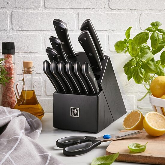 Henckels Noir 13-pc. Knife Block Set