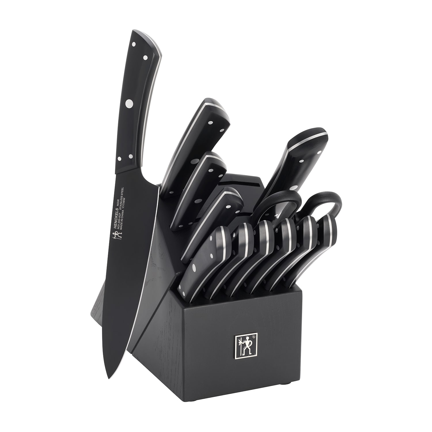 Henckels Noir 13-pc. Knife Block Set