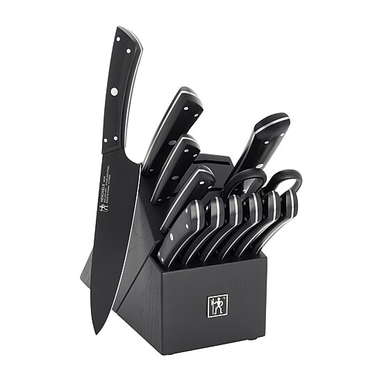 Henckels Noir 13-pc. Knife Block Set