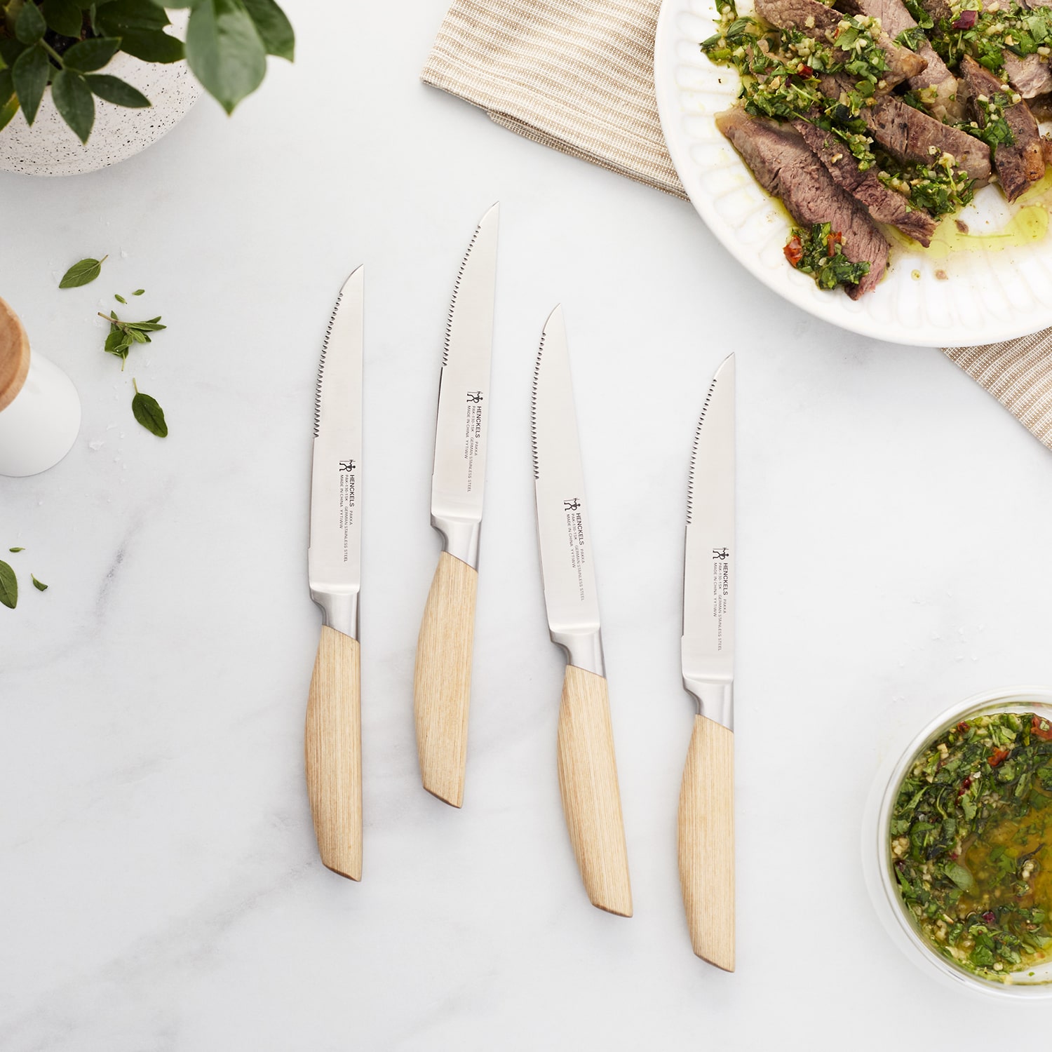 Henckels Pakka Steak Knives