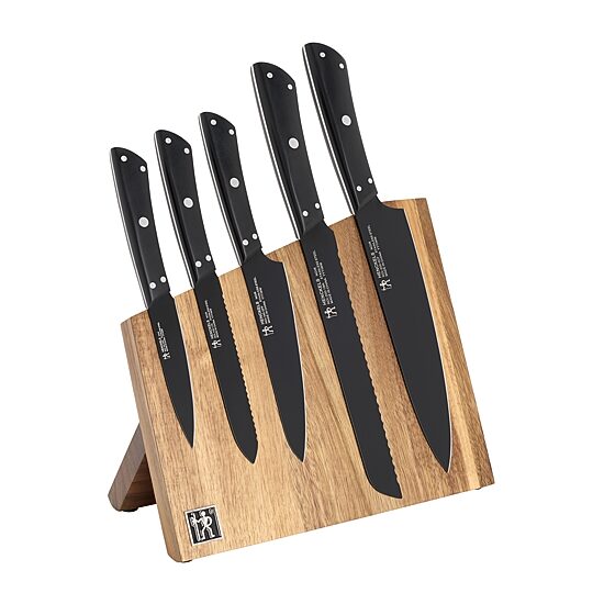 Henckels Noir 6-pc. Knife Block Set