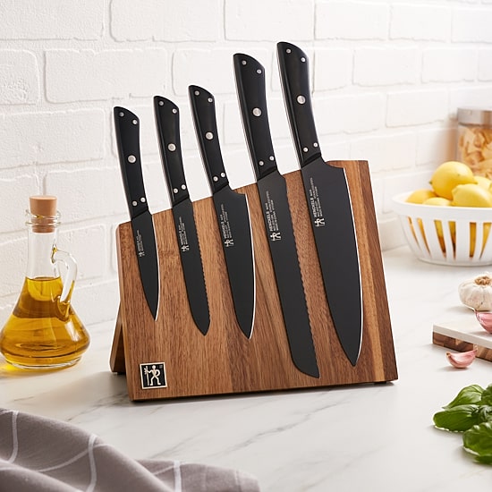 Henckels Noir 6-pc. Knife Block Set
