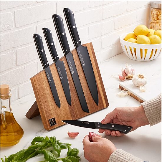 Henckels Noir 6-pc. Knife Block Set