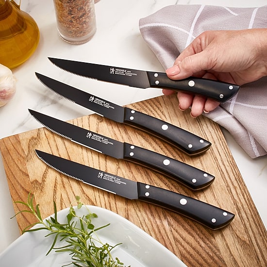 Henckels Noir Steak Knives
